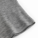 Tavi, Wool Ribbed Undershirt - Grey Melange