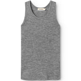 Tavi, Wool Ribbed Undershirt - Grey Melange