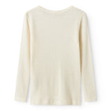Tamra, Wool Rib Blouse - Natural