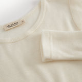 Tamra, Wool Rib Blouse - Natural