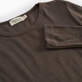 Tamra, Wool Rib Blouse - Terre