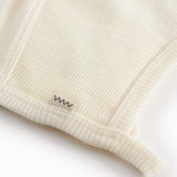 Hoody, Wool Rib Hat - Natural
