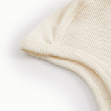 Hoody, Wool Rib Hat - Natural
