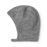 Hoody, Wool Rib Hat - Gray Melange