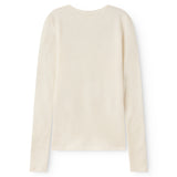 Tamra W, Wool Rib Blouse - Natural