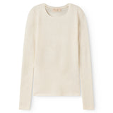 Tamra W, Wool Rib Blouse - Natural