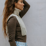 Tamra W, Wool Rib Blouse - Terre