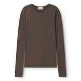 Tamra W, Wool Rib Blouse - Terre