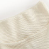 Piva, Wool Rib Pants - Natural