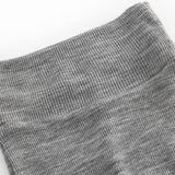 Piva, Wool Rib Pants - Grey Melange