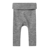 Piva, Wool Rib Pants - Grey Melange