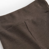 Piva, Wool Rib Pants - Terre
