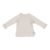 Tut Wrap LS, Wool Rib Blouse - Pepple