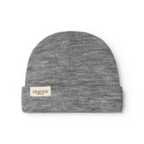 Aiko, Wool Rib Hat - Gray Melange