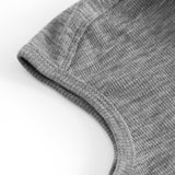 Balaclava, Wool Rib Balaclava - Grey Melange
