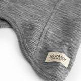 Balaclava, Wool Rib Balaclava - Grey Melange
