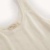 Tevo W, Wool Rib Undershirt - Natural