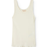 Tevo W, Wool Rib Undershirt - Natural