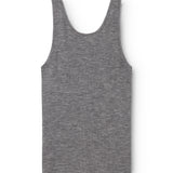 Tevo W, Wool Rib Undershirt - Grey Melange