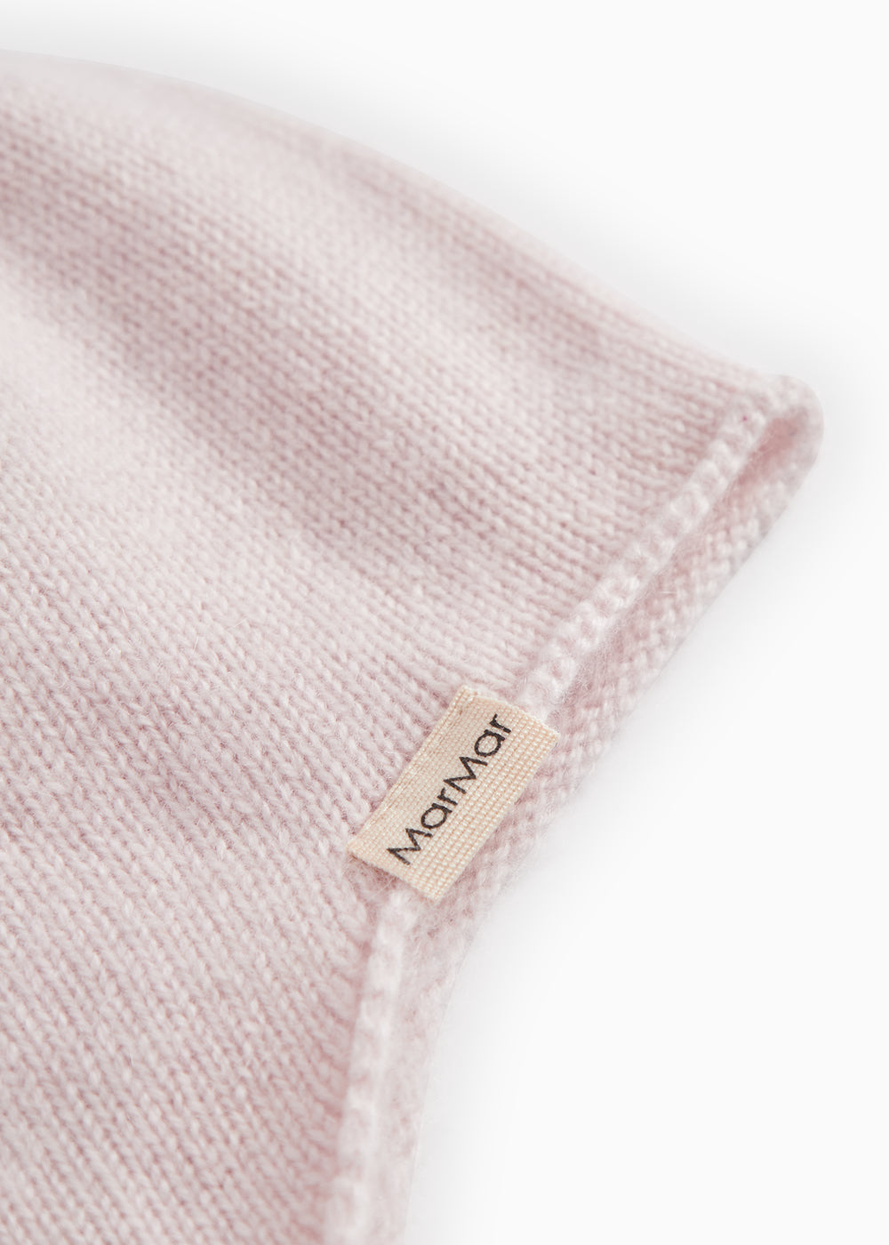 Babyhue in pink stripe with visible edge and Momi label