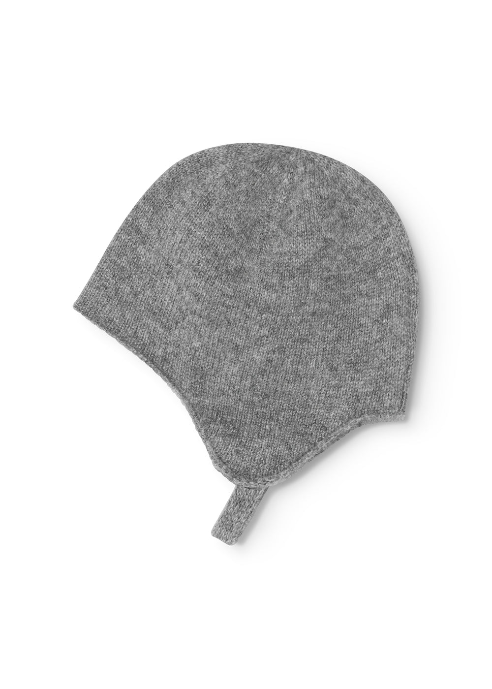 Aly Baby babyhue in gray melange with a knot and a small knot.