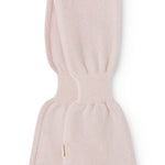 Cashmere baby shawl, pink, folded style with elastic edge
