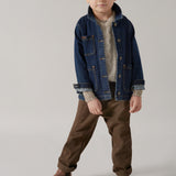 Jona, Cowboy Denim Jacket - Dark Indigo