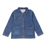 Jona, Cowboy Denim Jacket - Mid Indigo