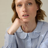 Toka W, Shirt - Bolich Blue Strips