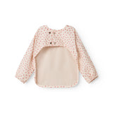 Langärmet spiseforklæde til børn med et fint hjerte print

Children's long-sleeved tablecloth with a fine heart print