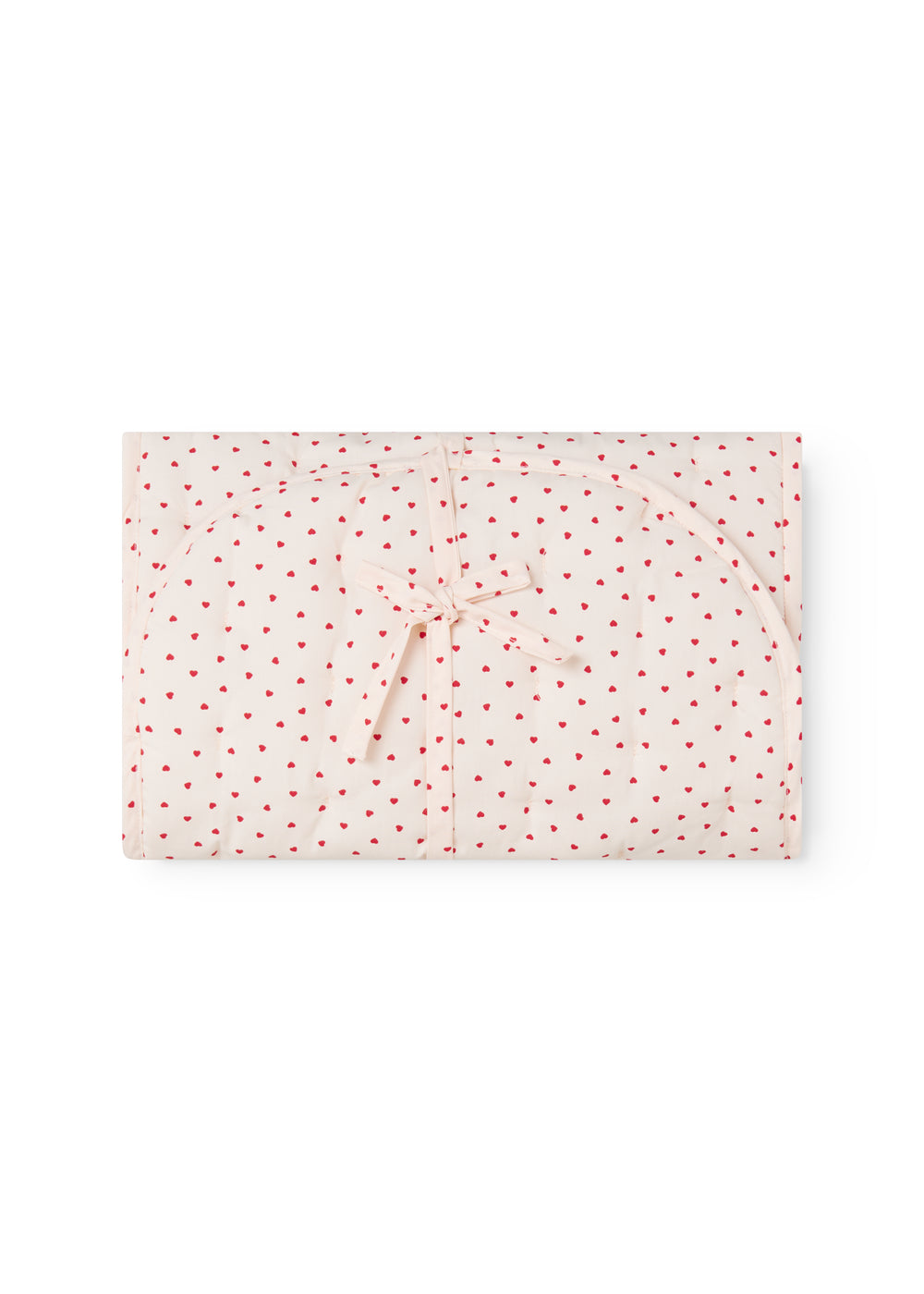 Pusleunderlag med et fint hjerte print