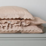 Bed Linen Scallop Baby, Bedding - Grey Sand