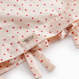 Junior bedding with a fine heart print