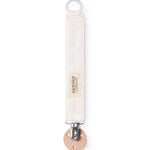 Suttesnor med gummiring, træ/metalklips og togmønster