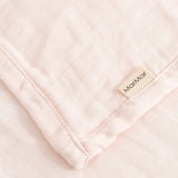 Ada (2-pack) cloth diaper in pink, folded corner with Marble brand.