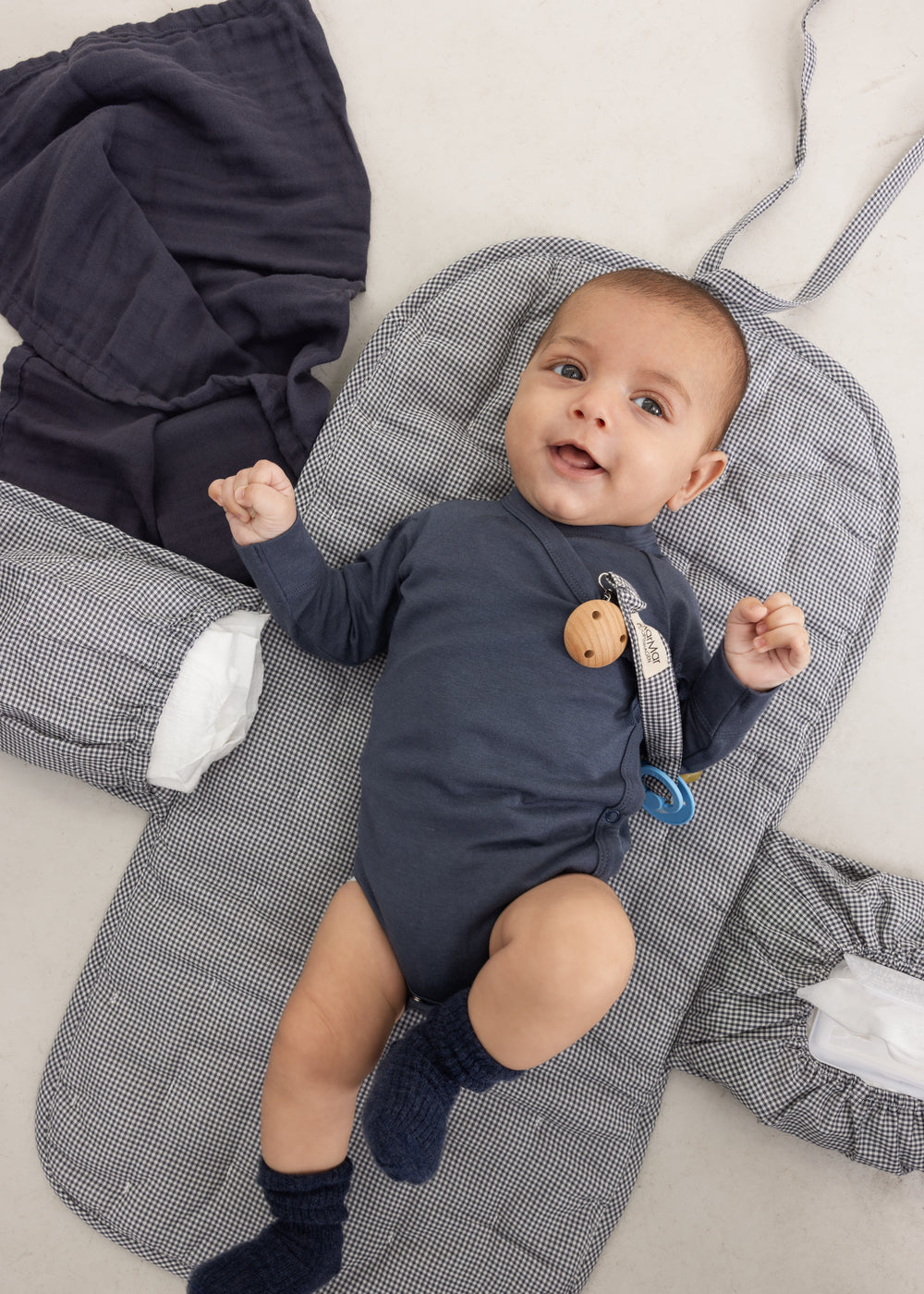 Newborn Socks 2-pack, Socks - Blue