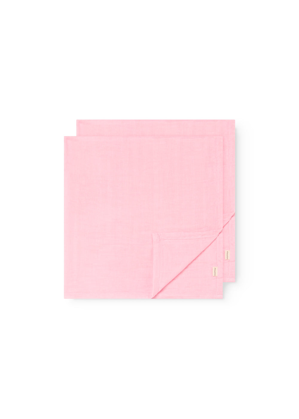 Red fabric bib for baby