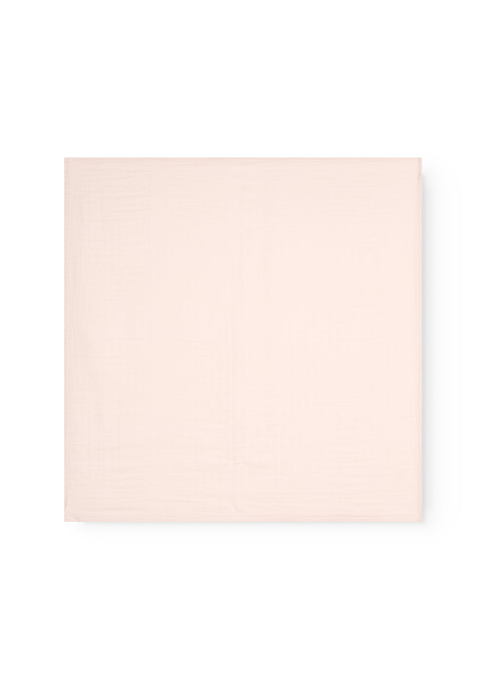 Pink wrap, rectangular cloth diaper without pattern