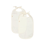 Bib Long (2-pack), Bib - Gentle White