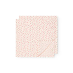 Baby cotton fabric with a sweet heart print