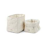 Nursery Storage Bags, Basket - Deep Lake Check