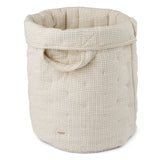Floor Storage Bag, Basket - Deep Lake Check