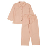 Pajama Set, Pajama Set - Soft Cheek Stripe