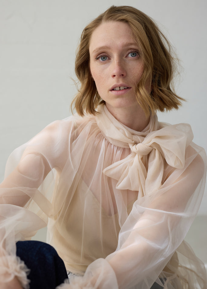 Truda W, Blouse - Barely Rose