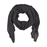 Ario W, Cashmere scarf - Black Grey Melange