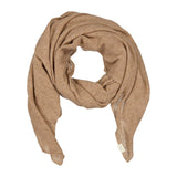 Ario W, Cashmere Scarf - Light Camel Melange