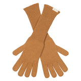 Aske Long W, Cashmere Gloves - Almond