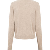 Tepi W, Kashmir Cardigan - Sand Mel.