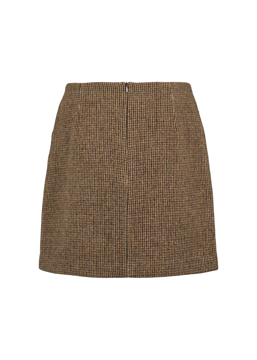 Brun ternet nederdel til kvinder