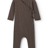 Turtleneck, Wool Pointelle Jumpsuit - Terre